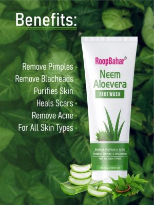 Roopbahar Neem Aloevera Facewash 100ml Image 2